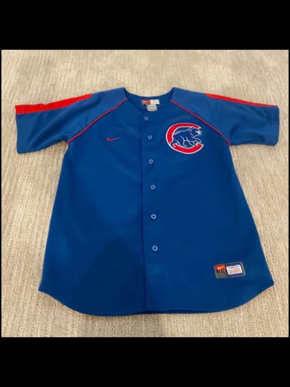 Youth Nike Chicago Cubs Baseball Jersey | Blue | Like New Size 12/14